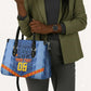Custom DR Congo Football Leather Bag Leopard Jaguar Tribal Pattern With Flags