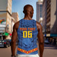 Custom DR Congo Football Men Tank Top Leopard Jaguar Tribal Pattern With Flags
