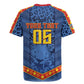 Custom DR Congo Football Rugby Jersey Leopard Jaguar Tribal Pattern With Flags