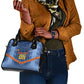 Custom DR Congo Football Shoulder Handbag Leopard Jaguar Tribal Pattern With Flags