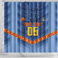 Custom DR Congo Football Shower Curtain Leopard Jaguar Tribal Pattern With Flags