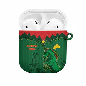 Football Burkina Faso AirPods Case Rising Star And Horse Sport Style - African Pride
