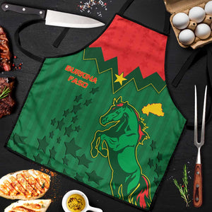 Football Burkina Faso Apron Rising Star And Horse Sport Style - African Pride