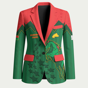 Custom Football Burkina Faso Blazer Rising Star And Horse Sport Style - African Pride