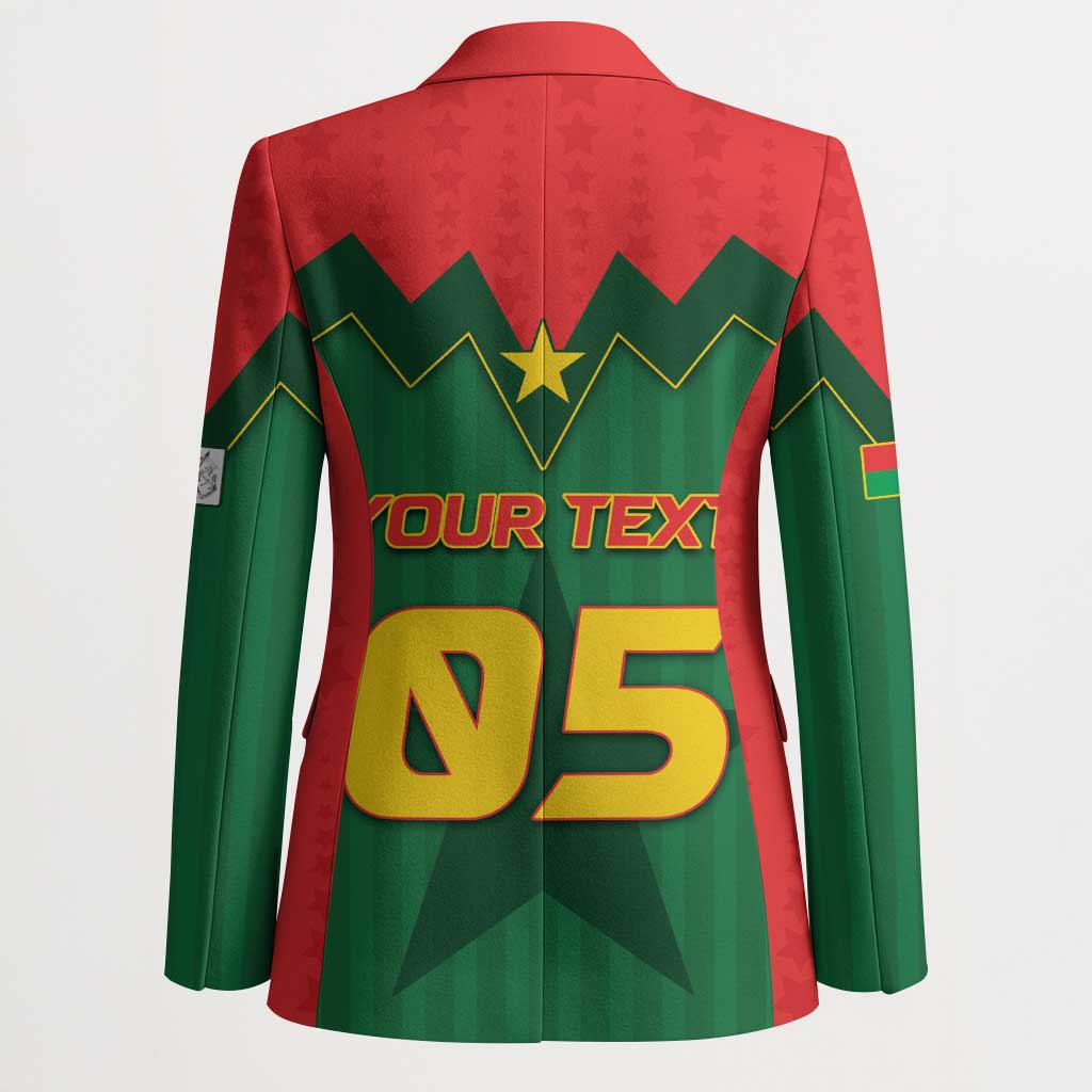 Custom Football Burkina Faso Blazer Rising Star And Horse Sport Style - African Pride