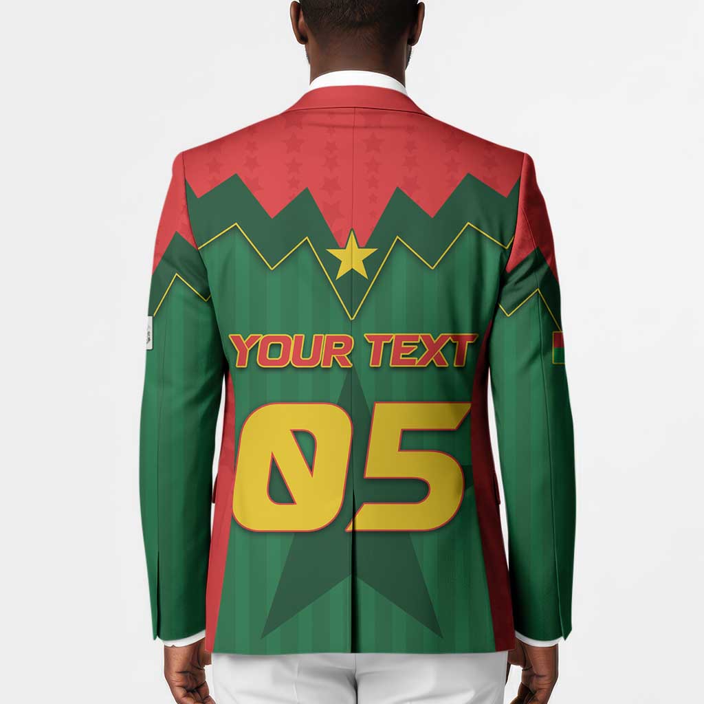 Custom Football Burkina Faso Blazer Rising Star And Horse Sport Style - African Pride