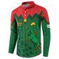 Custom Football Burkina Faso Button Sweatshirt Rising Star And Horse Sport Style