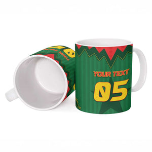 Custom Football Burkina Faso Ceramic Mug Rising Star And Horse Sport Style - African Pride