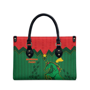 Football Burkina Faso Leather Bag Rising Star And Horse Sport Style - African Pride
