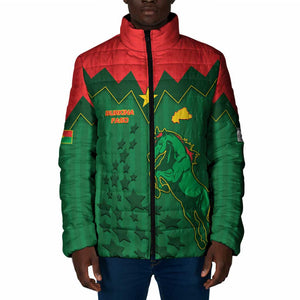 Custom Football Burkina Faso Padded Jacket Rising Star And Horse Sport Style - African Pride