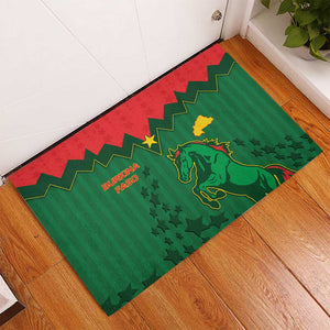 Football Burkina Faso Rubber Doormat Rising Star And Horse Sport Style - African Pride