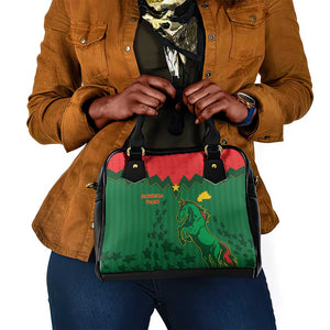 Football Burkina Faso Shoulder Handbag Rising Star And Horse Sport Style - African Pride