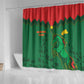 Football Burkina Faso Shower Curtain Rising Star And Horse Sport Style - African Pride