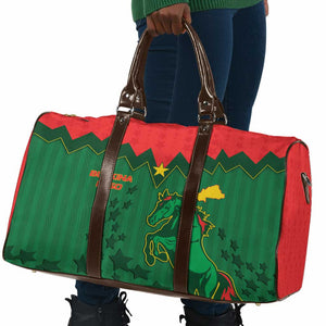 Football Burkina Faso Travel Bag Rising Star And Horse Sport Style - African Pride