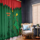 Football Burkina Faso Window Curtain Rising Star And Horse Sport Style - African Pride