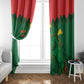 Football Burkina Faso Window Curtain Rising Star And Horse Sport Style - African Pride