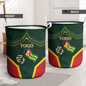 Togo Laundry Basket Lion Claw Flag Sport Style - African Pride
