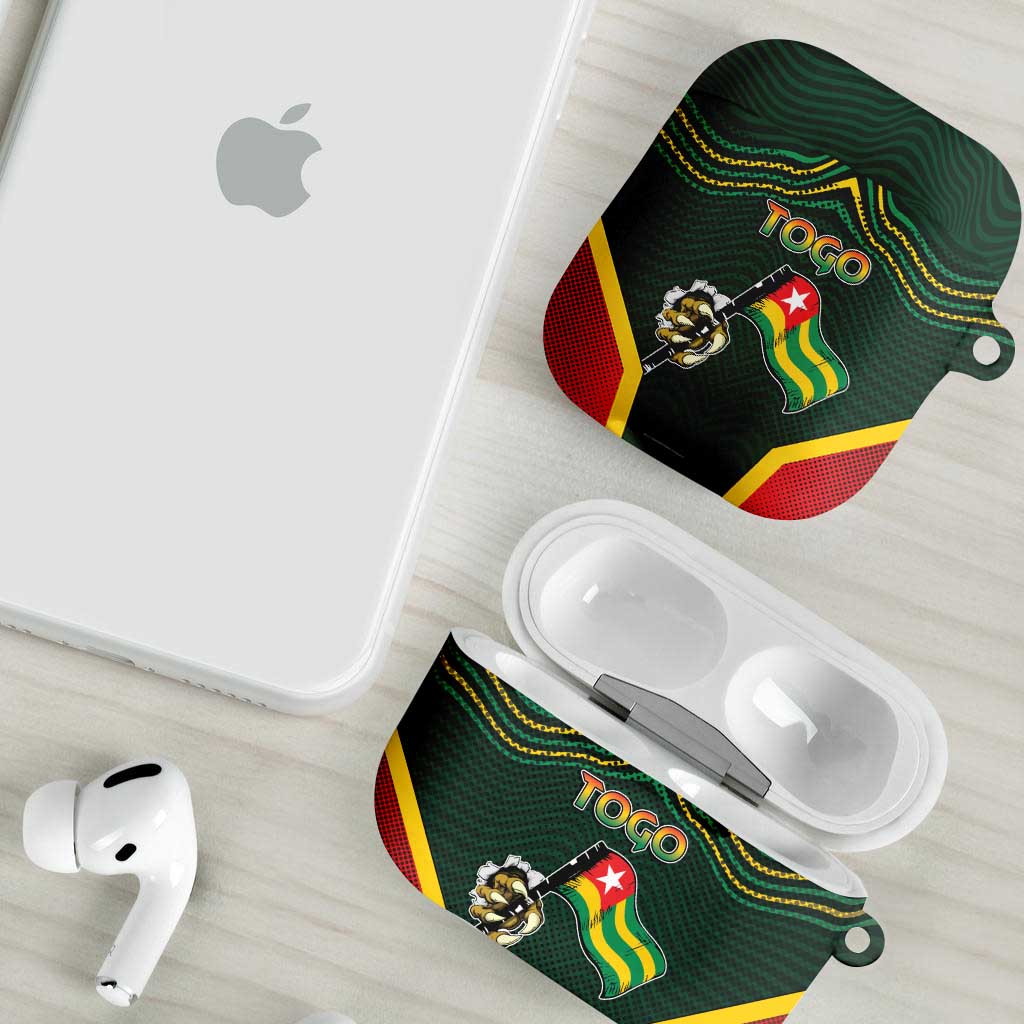 Togo AirPods Case Lion Claw Flag Sport Style - African Pride