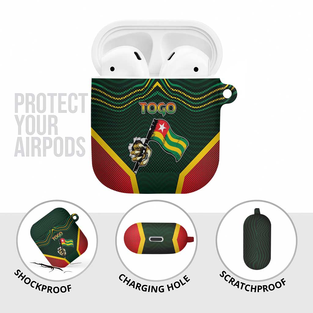 Togo AirPods Case Lion Claw Flag Sport Style - African Pride