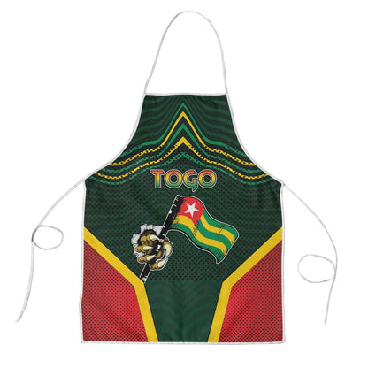 Togo Apron Lion Claw Flag Sport Style - African Pride