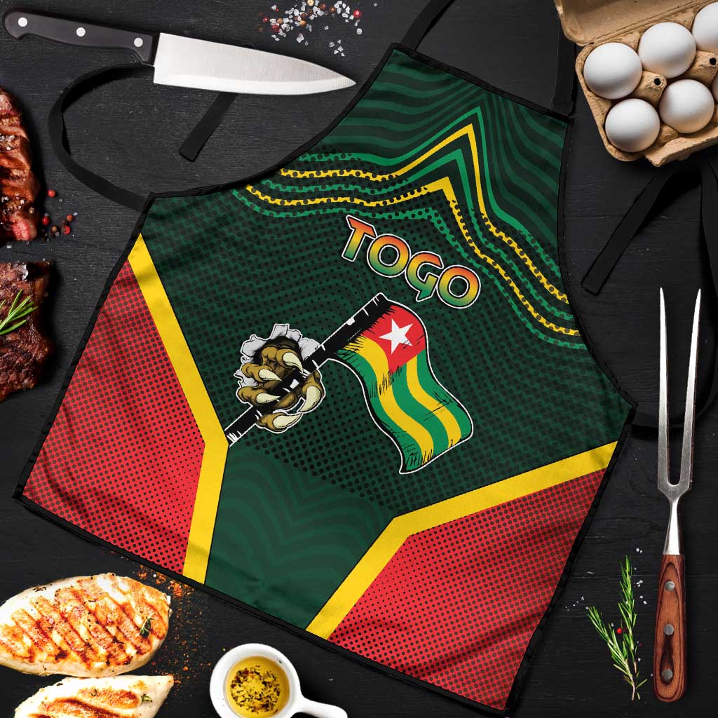 Togo Apron Lion Claw Flag Sport Style - African Pride