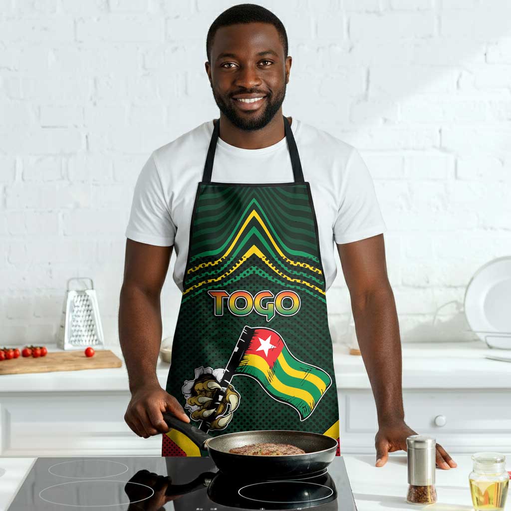Togo Apron Lion Claw Flag Sport Style - African Pride