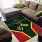 Togo Area Rug Lion Claw Flag Sport Style - African Pride