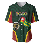 Personalized Togo Baseball Jersey Lion Claw Flag Sport Style - African Pride