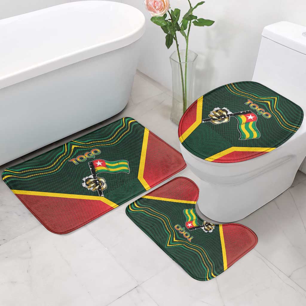 Togo Bathroom Set Lion Claw Flag Sport Style - African Pride
