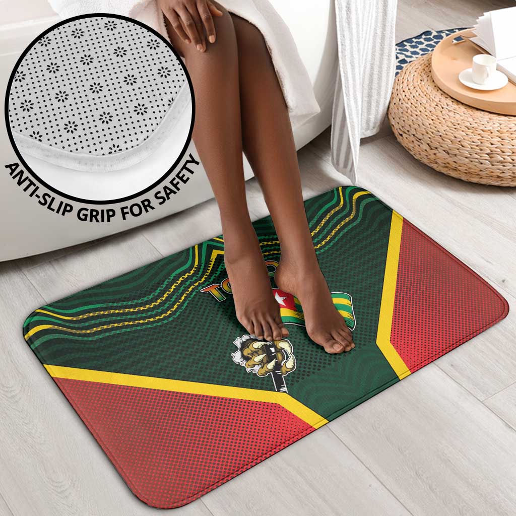 Togo Bathroom Set Lion Claw Flag Sport Style - African Pride