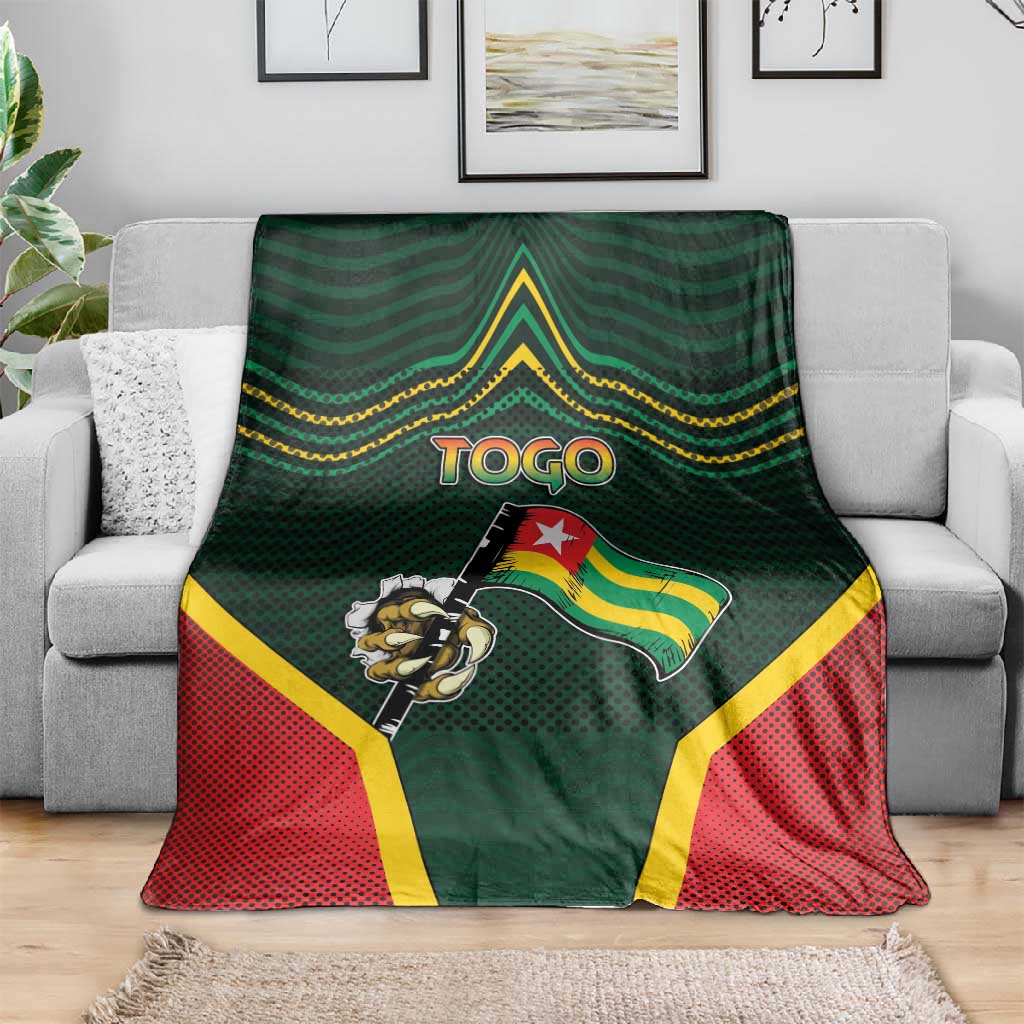 Togo Blanket Lion Claw Flag Sport Style - African Pride