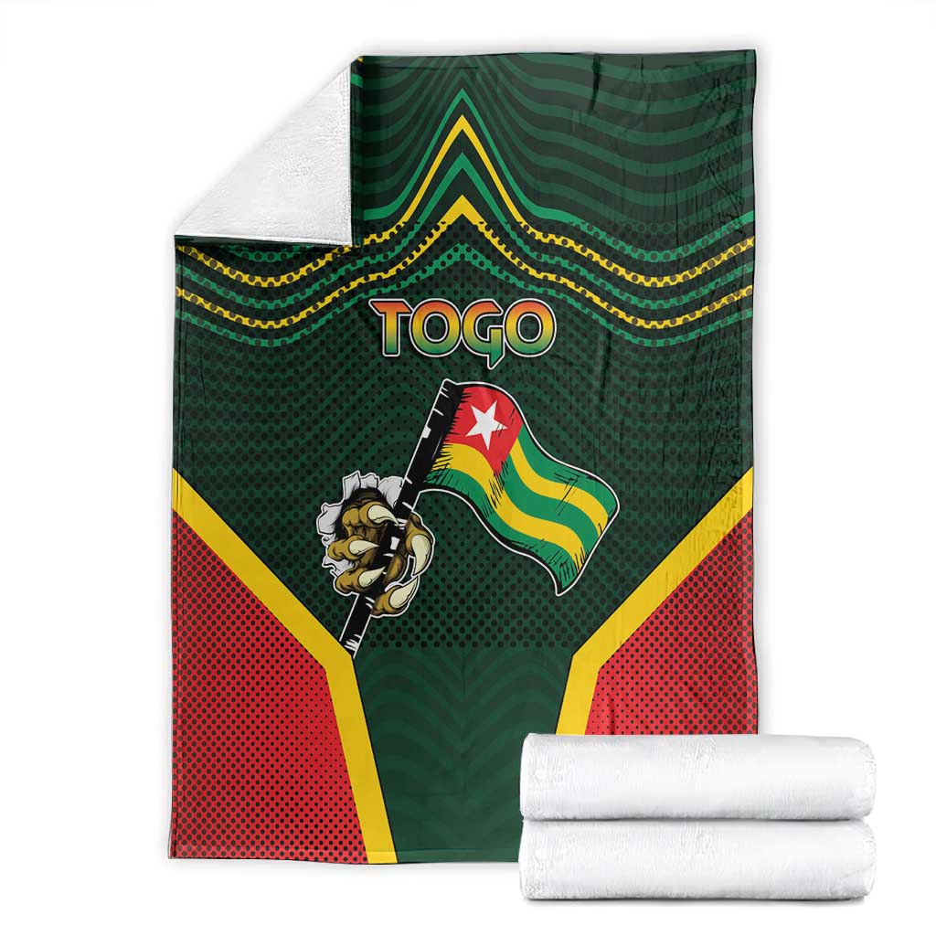 Togo Blanket Lion Claw Flag Sport Style - African Pride