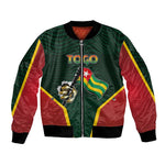 Personalized Togo Bomber Jacket Lion Claw Flag Sport Style - African Pride