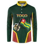 Personalized Togo Button Sweatshirt Lion Claw Flag Sport Style
