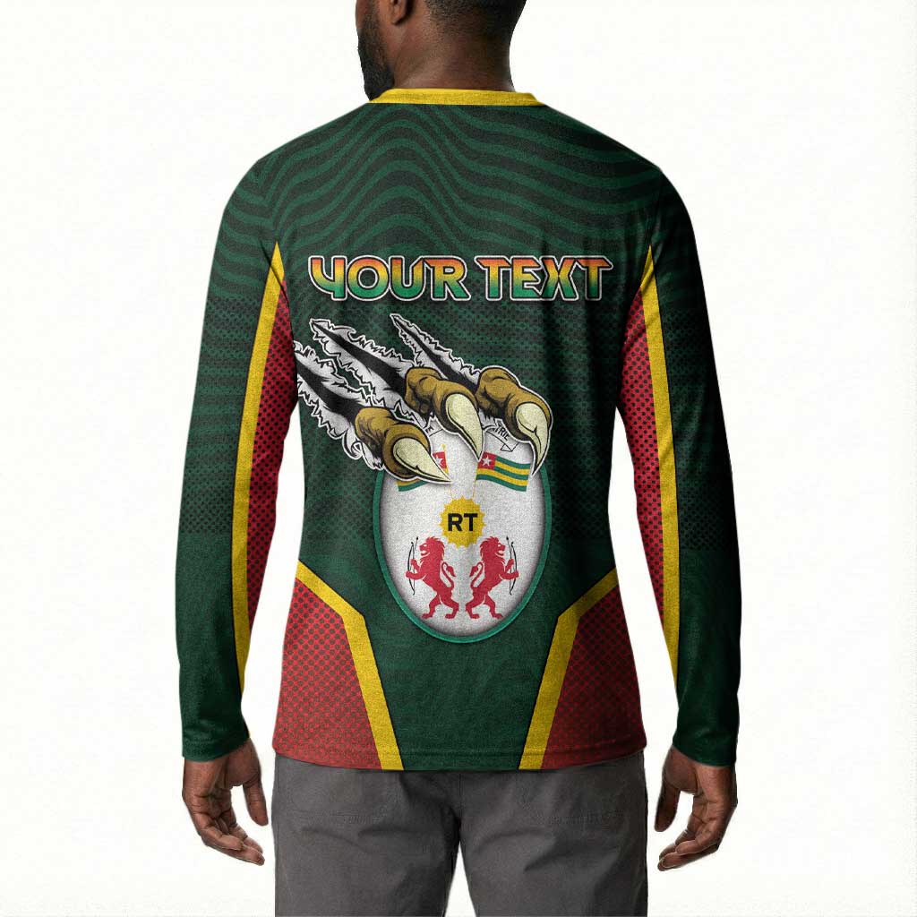 Personalized Togo Button Sweatshirt Lion Claw Flag Sport Style