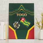 Togo Canvas Wall Art Lion Claw Flag Sport Style - African Pride