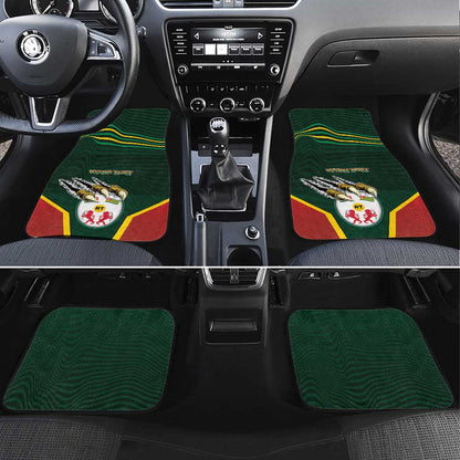 Personalized Togo Car Mats Lion Claw Flag Sport Style - African Pride