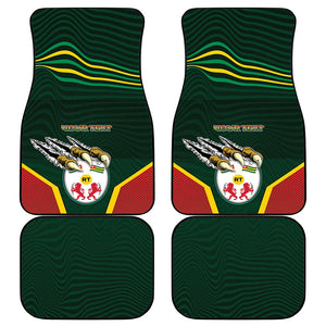 Personalized Togo Car Mats Lion Claw Flag Sport Style - African Pride