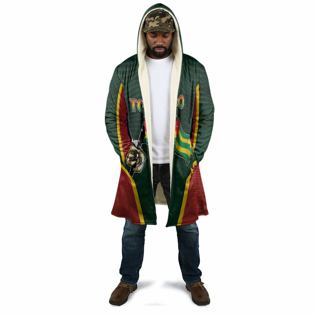 Personalized Togo Cloak Lion Claw Flag Sport Style - African Pride