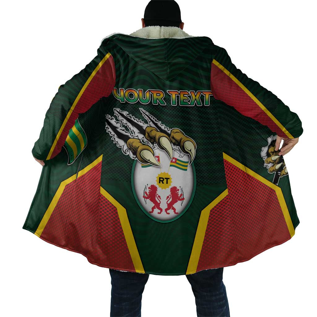 Personalized Togo Cloak Lion Claw Flag Sport Style - African Pride