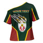Personalized Togo Cross Shoulder Shirt Lion Claw Flag Sport Style - African Pride