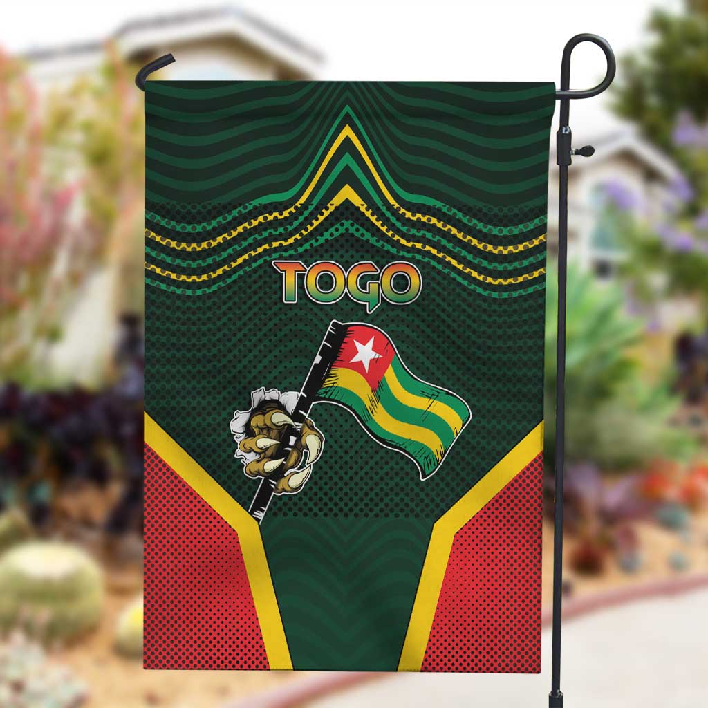 Togo Garden Flag Lion Claw Flag Sport Style - African Pride