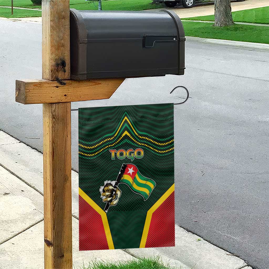 Togo Garden Flag Lion Claw Flag Sport Style - African Pride