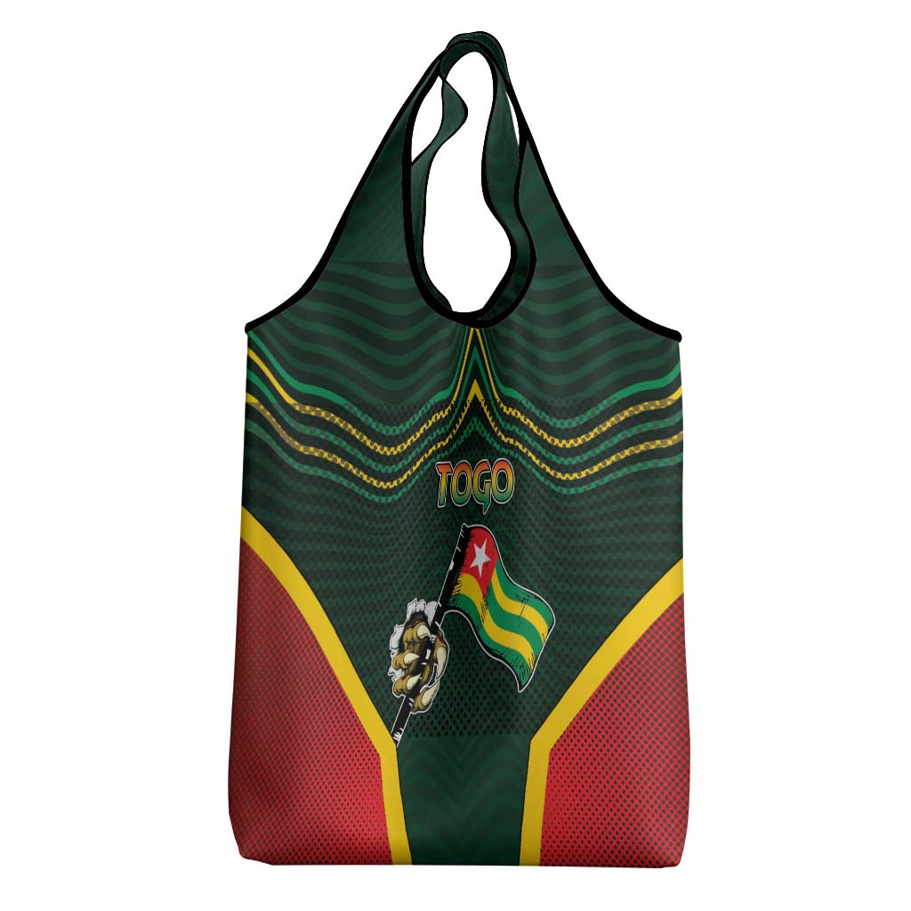 Togo Grocery Bag Lion Claw Flag Sport Style - African Pride
