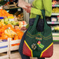 Togo Grocery Bag Lion Claw Flag Sport Style - African Pride