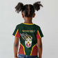 Personalized Togo Kid T shirt Lion Claw Flag Sport Style - African Pride