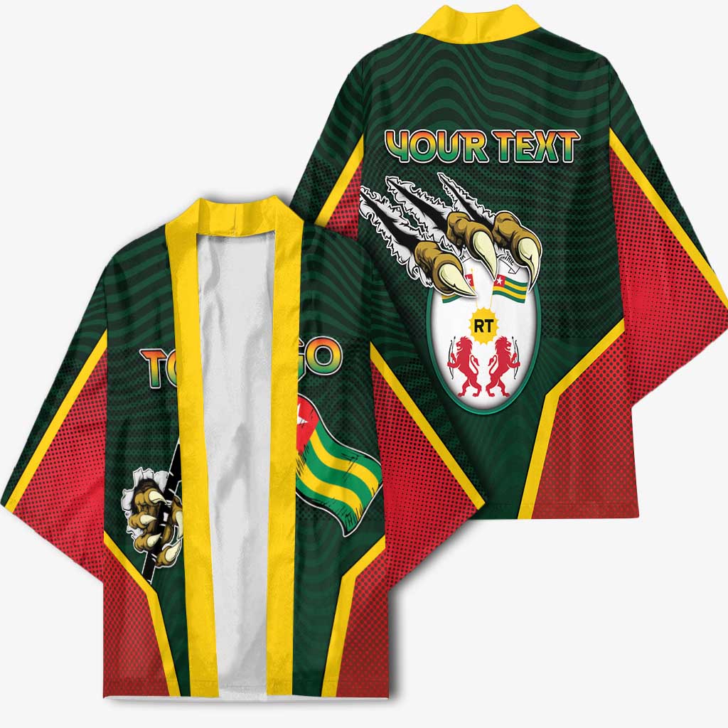 Personalized Togo Kimono Lion Claw Flag Sport Style - African Pride