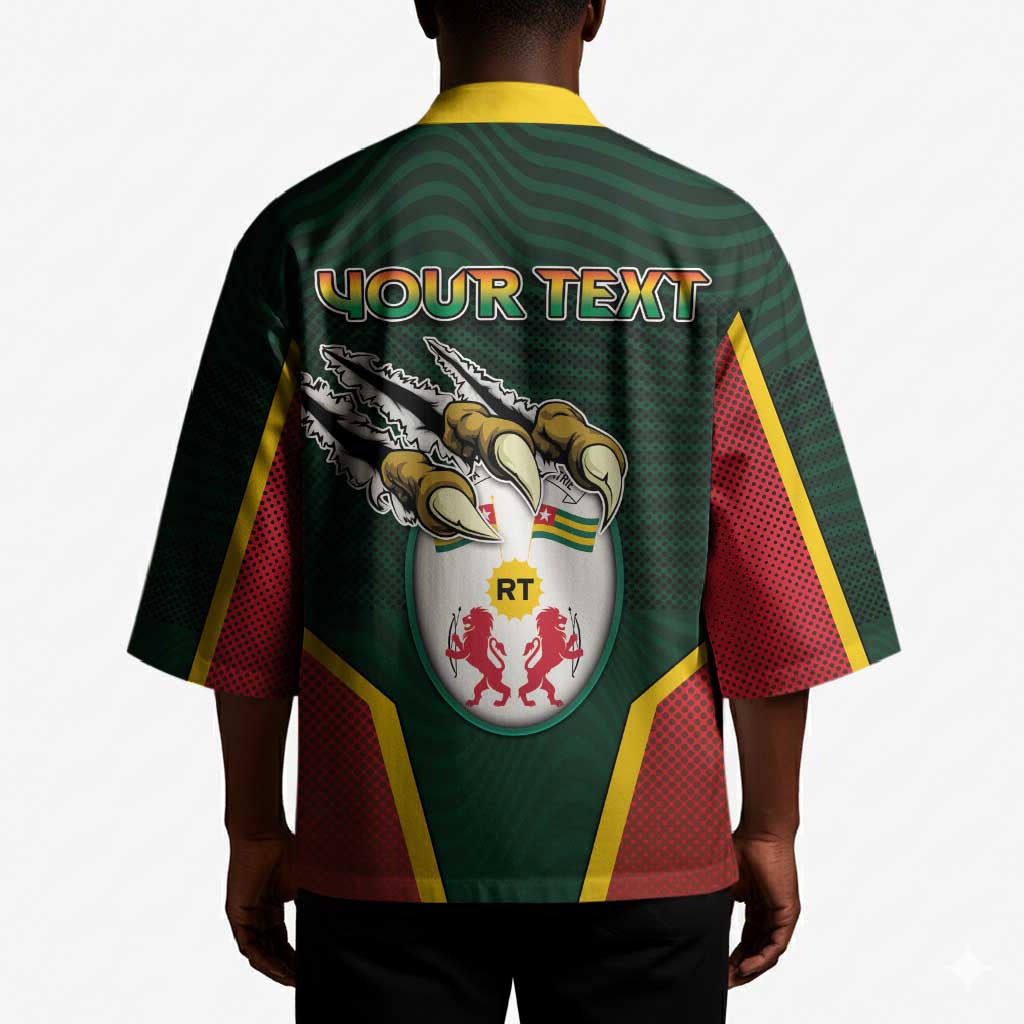 Personalized Togo Kimono Lion Claw Flag Sport Style - African Pride