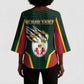 Personalized Togo Kimono Sleeve Blouse Lion Claw Flag Sport Style - African Pride