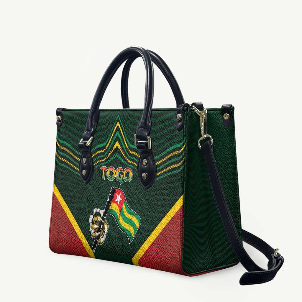 Togo Leather Bag Lion Claw Flag Sport Style - African Pride